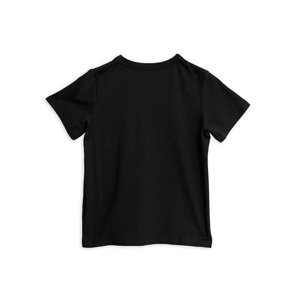 Camiseta negra lyocell manga corta MINI RODINI