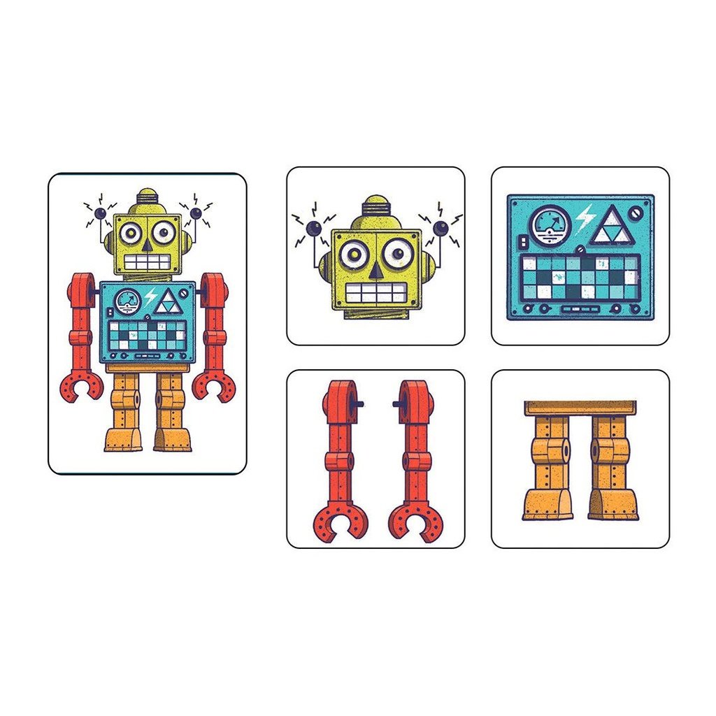 Memo Robots - Juego de memoria y cooperación DJECO