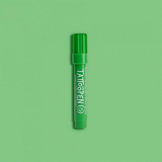 Rotulador de tatuaje temporal verde Tattoo Pen NAILMATIC