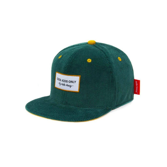 Gorra de pana Sweet Emerald HELLO HOSSY