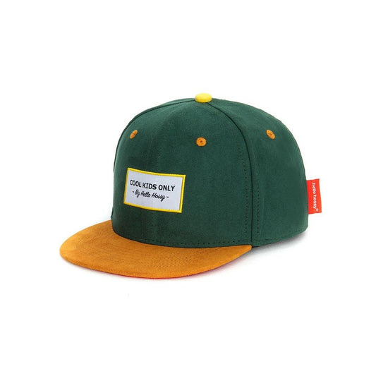 Gorra Suede Dark Green HELLO HOSSY