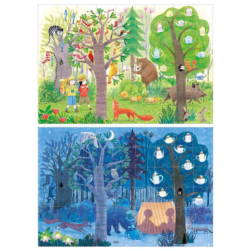 Puzzle Day & Night in the Forest LONDJI