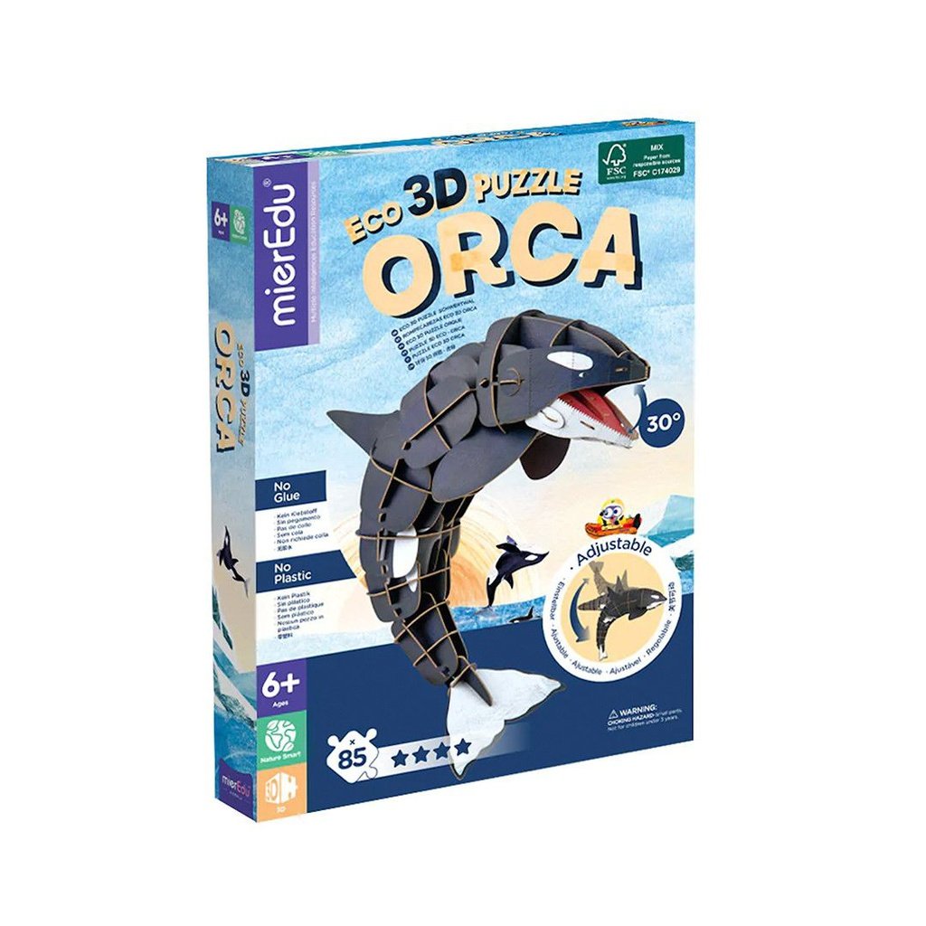 Eco 3D Puzzle - Orca MIEREDU
