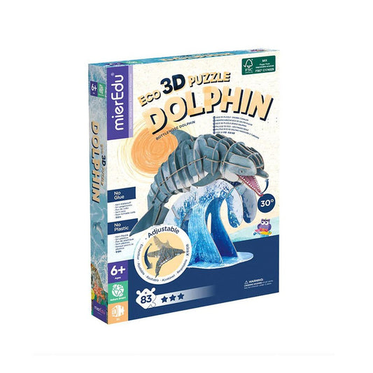 Eco 3D Puzzle - Delfín MIEREDU