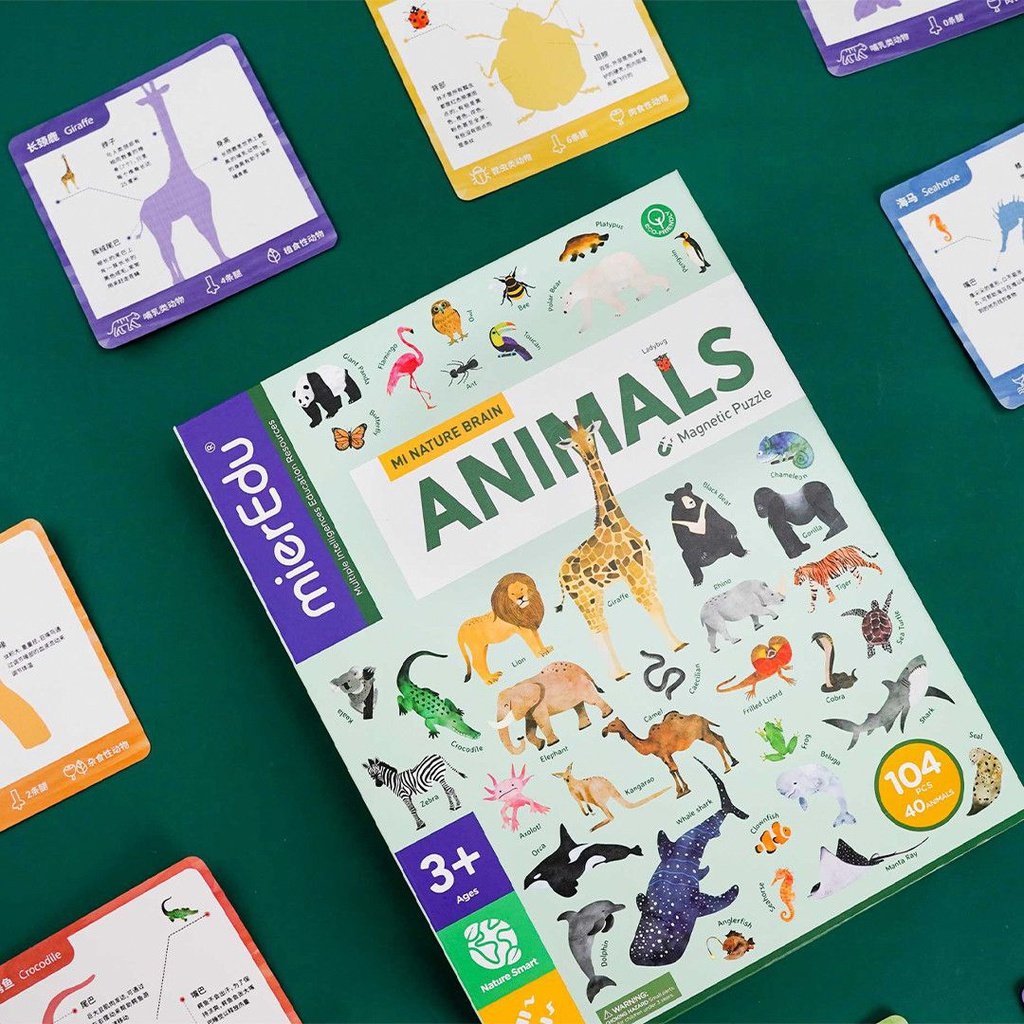 Todo sobre los Animales - Puzzle Magnético MIEREDU