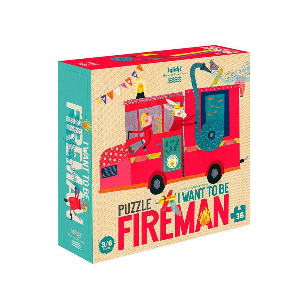 Puzzle I want to be a Fireman LONDJI