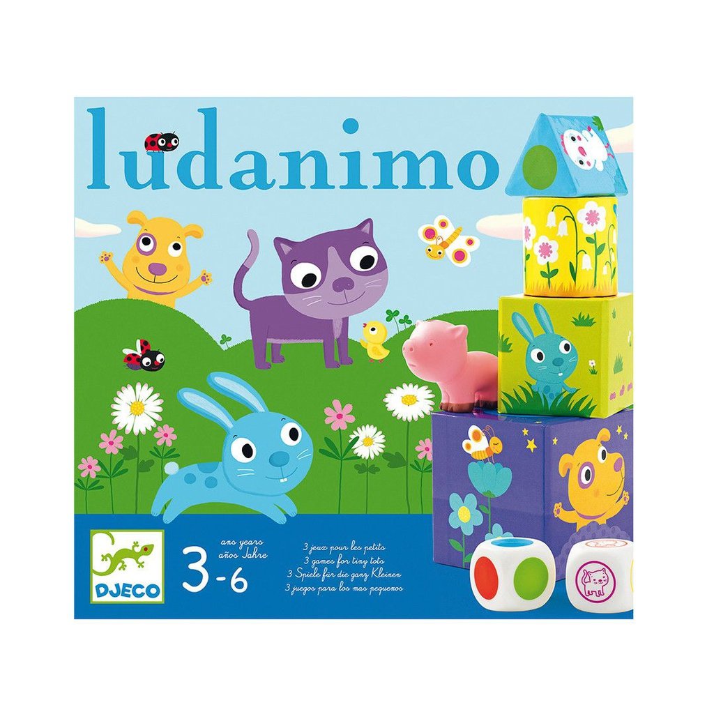 Ludanimo - 3 juegos de carreras, memoria y equilibrio DJECO
