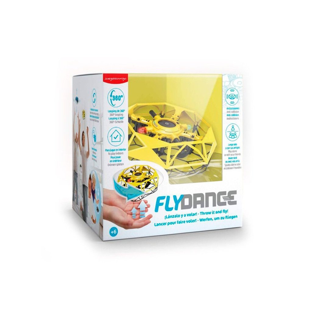 Dron volador FlyDance Amarillo