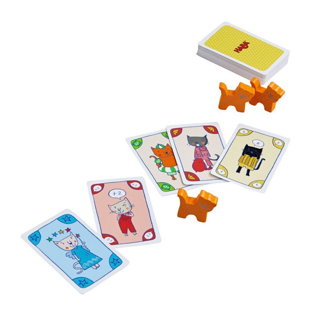 Miau Miau juego de cartas en lata de HABA