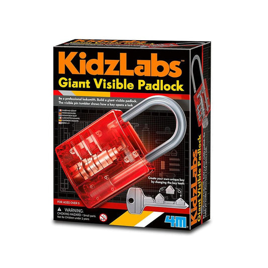KidzLabs Giant Visible Padlock 4M