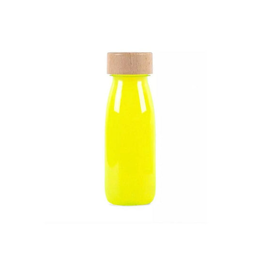 Botella Sensorial Flotante Flúo Yellow PETIT BOUM