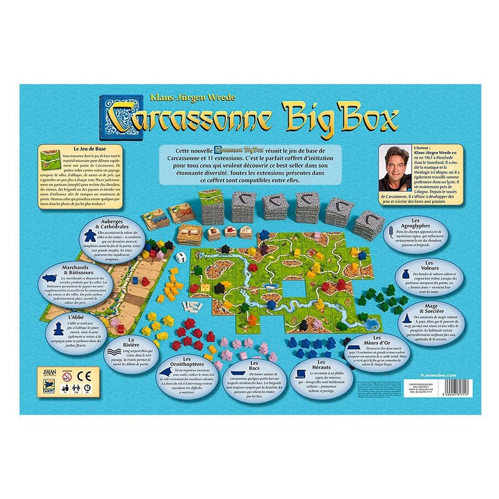 Carcassonne Big Box - Juego de estrategia