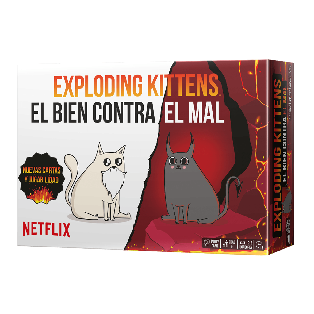 Exploding Kittens El bien contra el mal - Juego de cartas