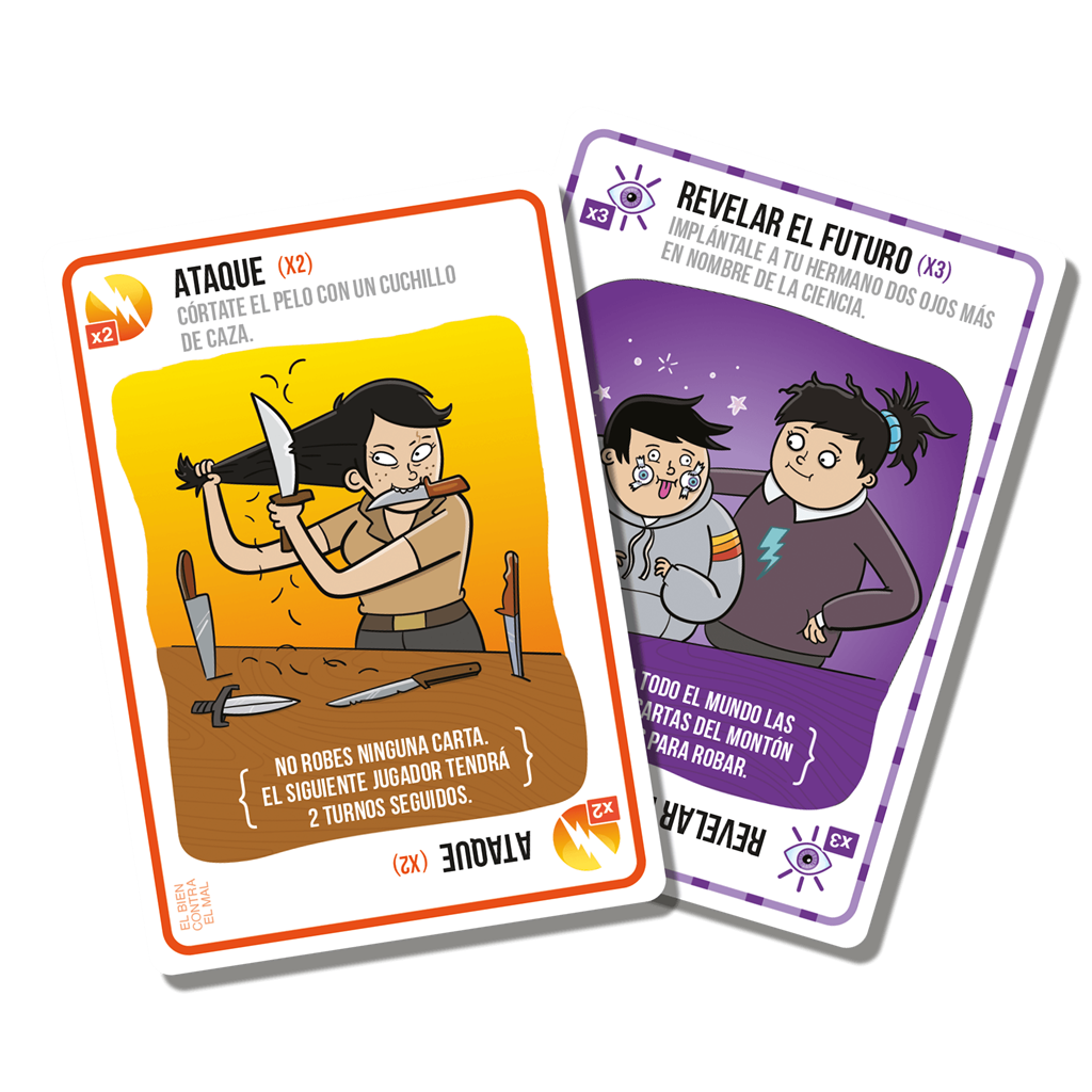 Exploding Kittens El bien contra el mal - Juego de cartas