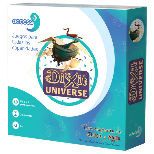 Dixit Universe Access+ Juego para todas las capacidades 8+años