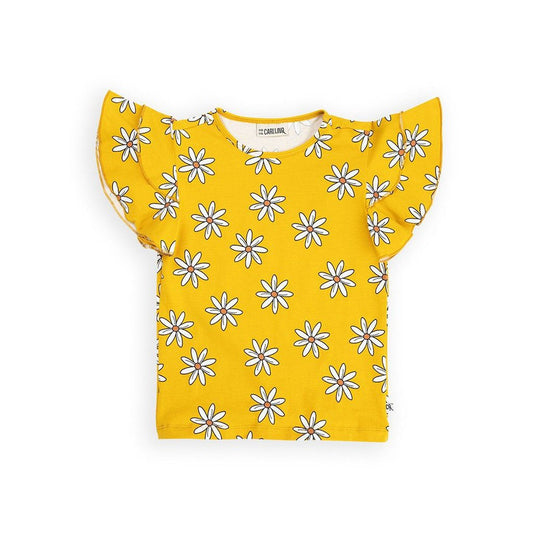 Camiseta bebé con volante Flower CARLIJNQ