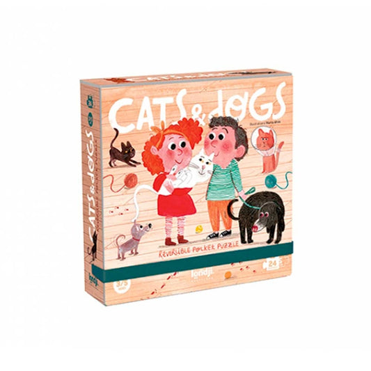 Pocket puzzle Cats & Dogs 24p LONDJI