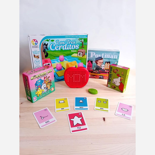 Pack Juegos 3-5 años. 5 Juegos