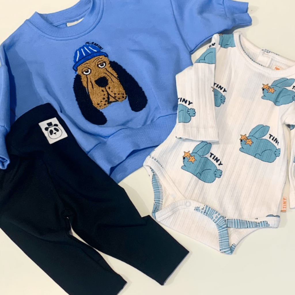 conjunto bebe, body, sudadera, pantalon Mom Kids Store